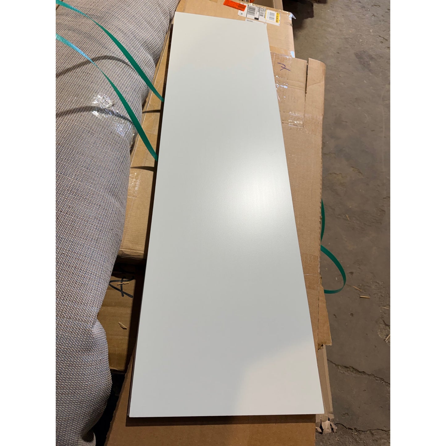 Hampton Bay Courtland Kitchen Cabinet End Panel Polar White 11.25 x 42 New