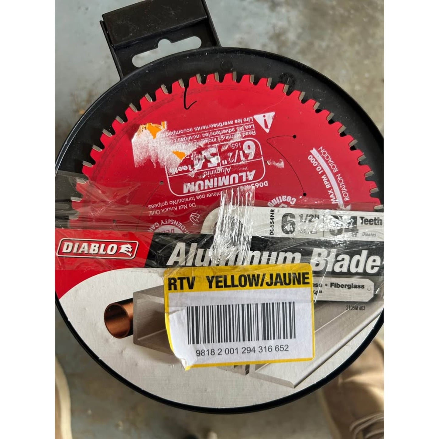 Diablo Aluminum Blade 6 1/2”