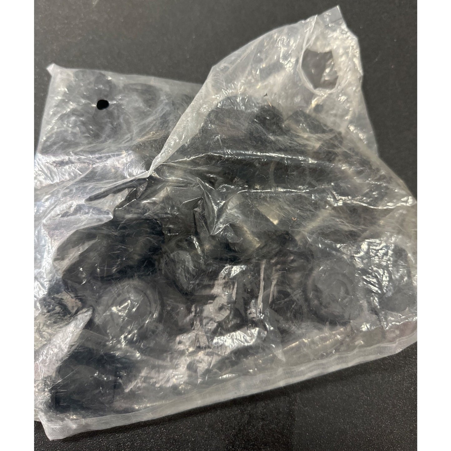 Rubber Chair Leg Tips Caps 1 Inch Black 24 Pack Non-Slip