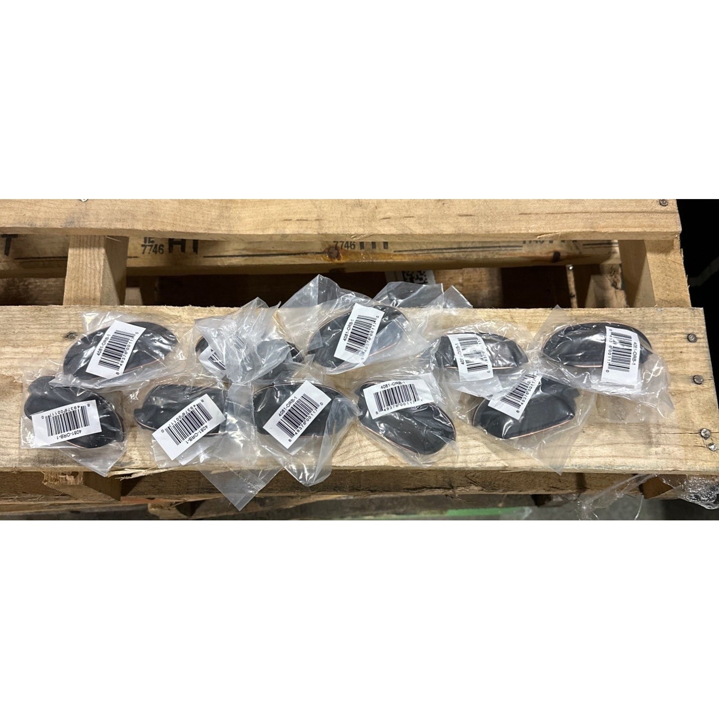 GlideRite 2-1/2 In Center-to-Center Oil Rubbed Bronze Cabinet Bin Pulls 10-Pack