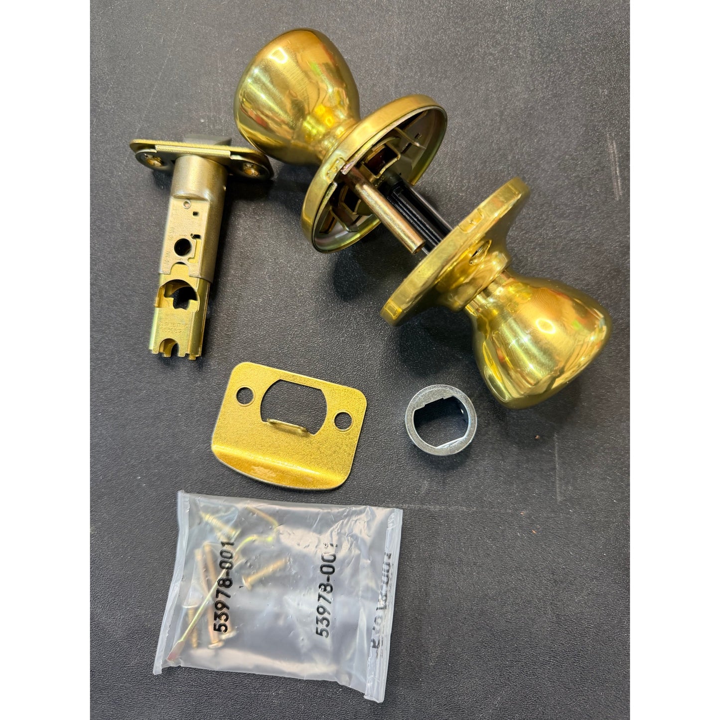 Kwikset Tylo Privacy Door Knob Polished Brass Open Box