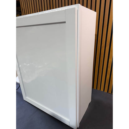 Hampton Bay Courtland 24 in. W x 12 in. D x 30 in. H Assembled Shaker Wall Kitchen Cabinet in Polar