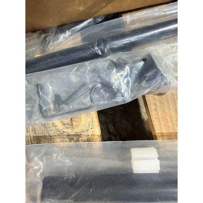Rod Desyne Bonnet Single Curtain Rod Black 66 in to 120 in Adjustable Window Rod New