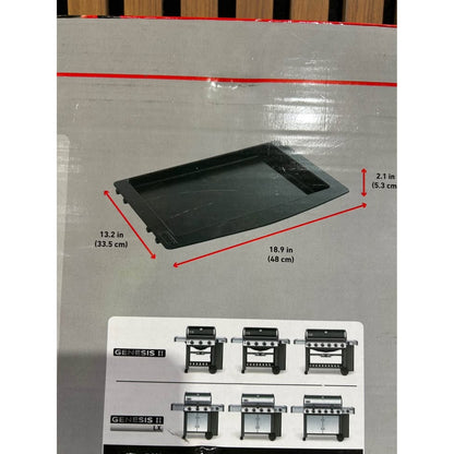 Weber Cast-Iron Griddle for Genesis II and II LX 300/400/600 Gas Grill