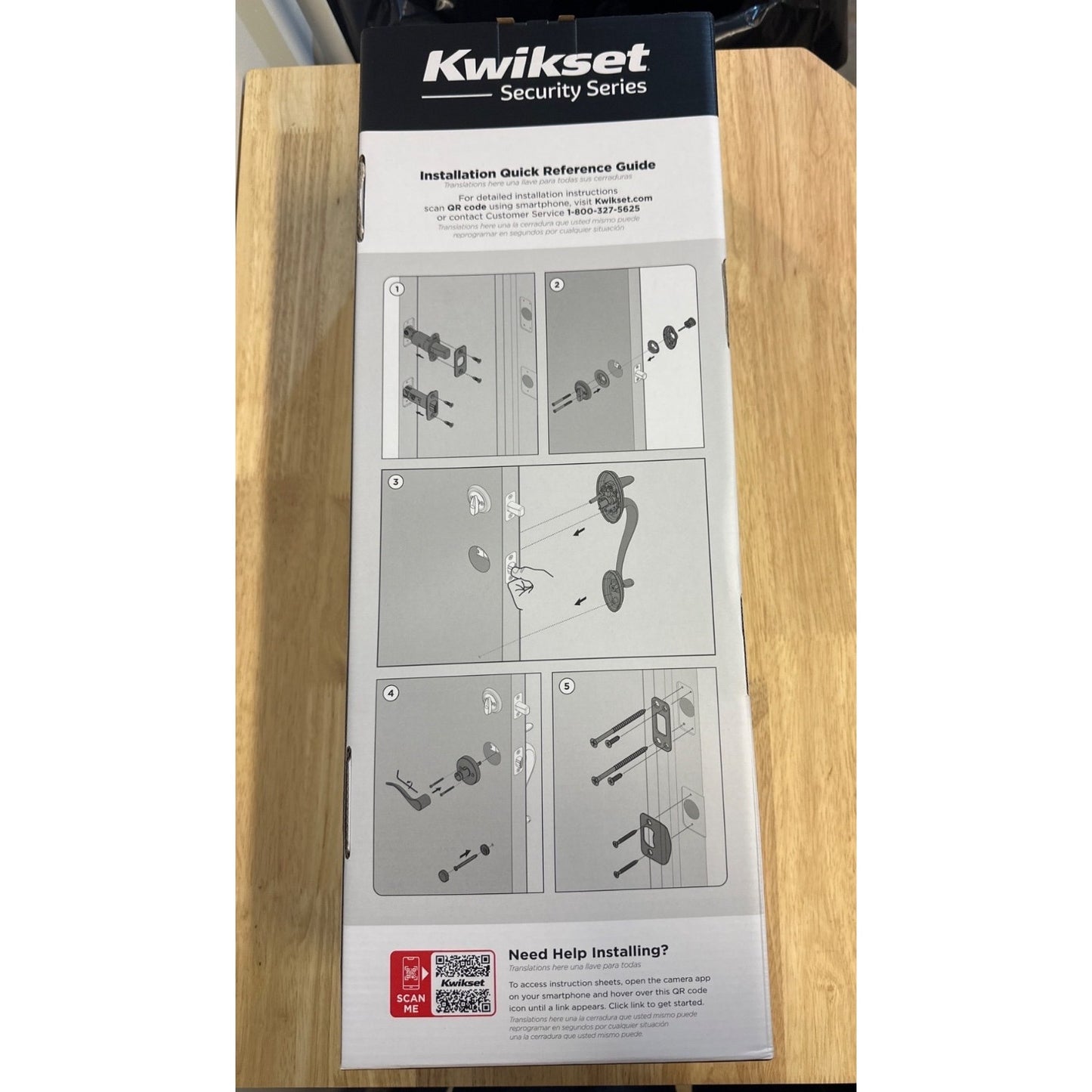 Kwikset Security Series Front Door Lock Set Satin Nickel SmartKey