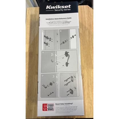 Kwikset Security Series Front Door Lock Set Satin Nickel SmartKey