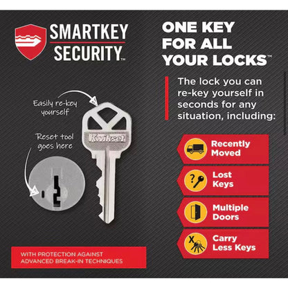 Kwikset Arroyo Entry Knob Deadbolt Combo Satin Nickel New