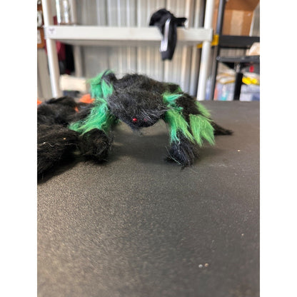 Halloween Spiders - Set Of 4 Black Green Orange Purple