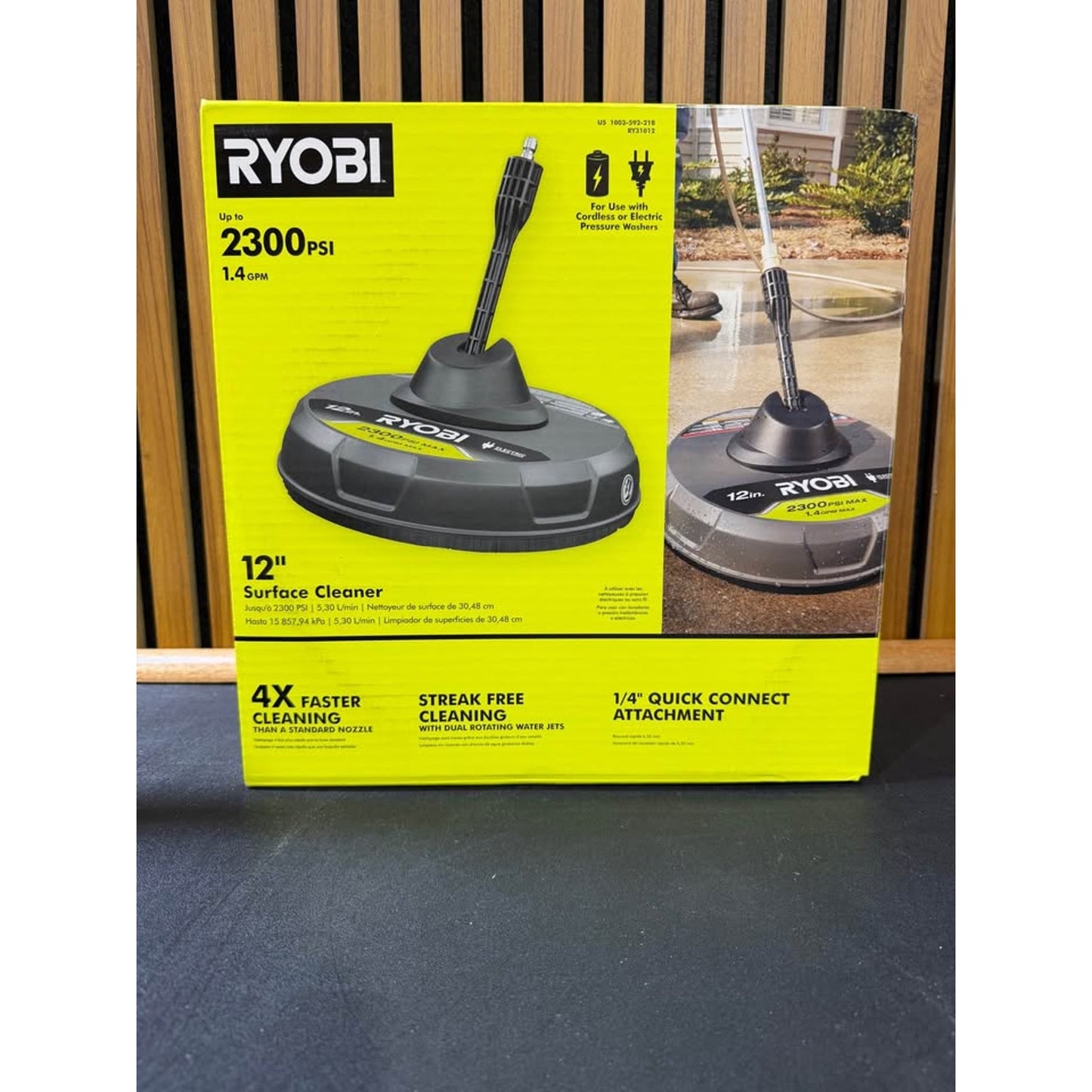 RYOBI 12 in Surface Cleaner for Electric Pressure Washers Used Like New Untested