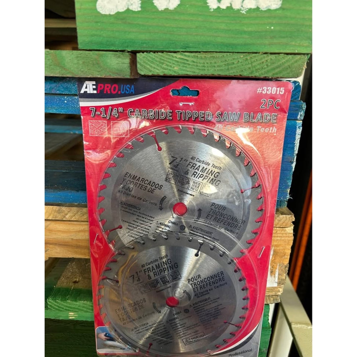 7 1/4” Saw Blades 40 carbide teeth