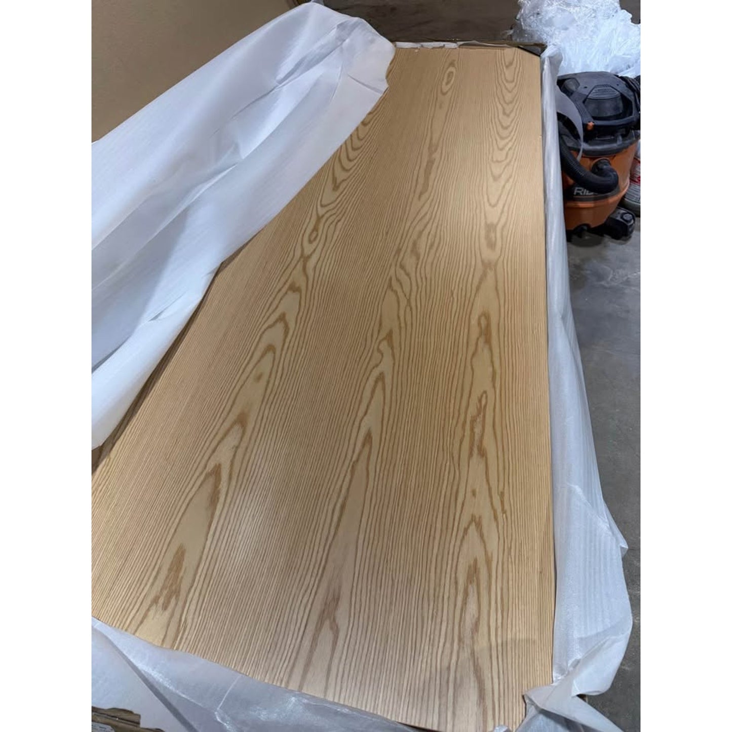 CALHOME 30” x 80” Oak Texture Flush Interior Door Slab – Hollow Core Veneer Composite – New