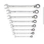 GEARWRENCH SAE Ratcheting Wrench Set 8 Pc Missing 9/16