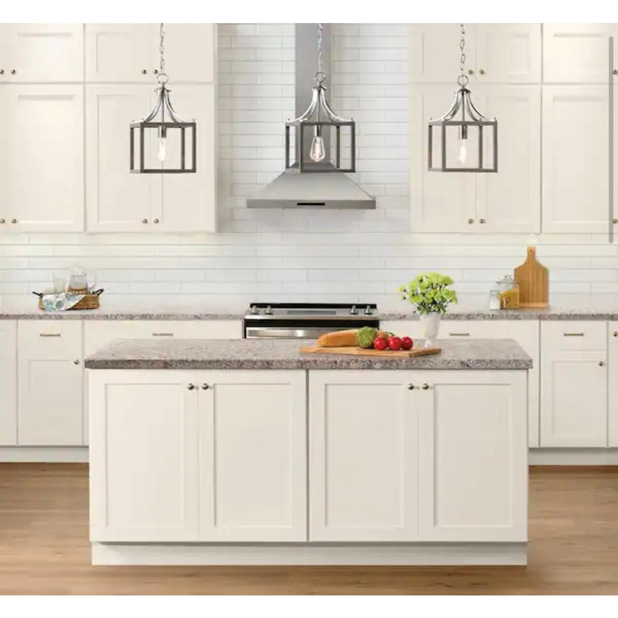 Hampton Bay Avondale Leyton Antique White Scribe Moulding 90 in Cabinet Trim New