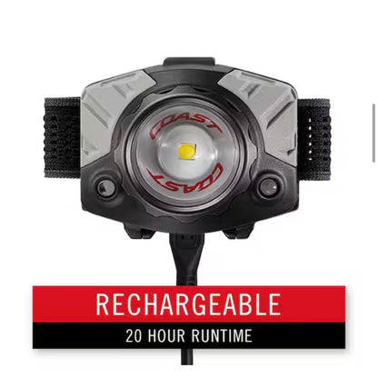 Coast FL86 840 Lumen Dual Power LED Headlamp New 30827 AAA Battery Headlamp Camping Work Light