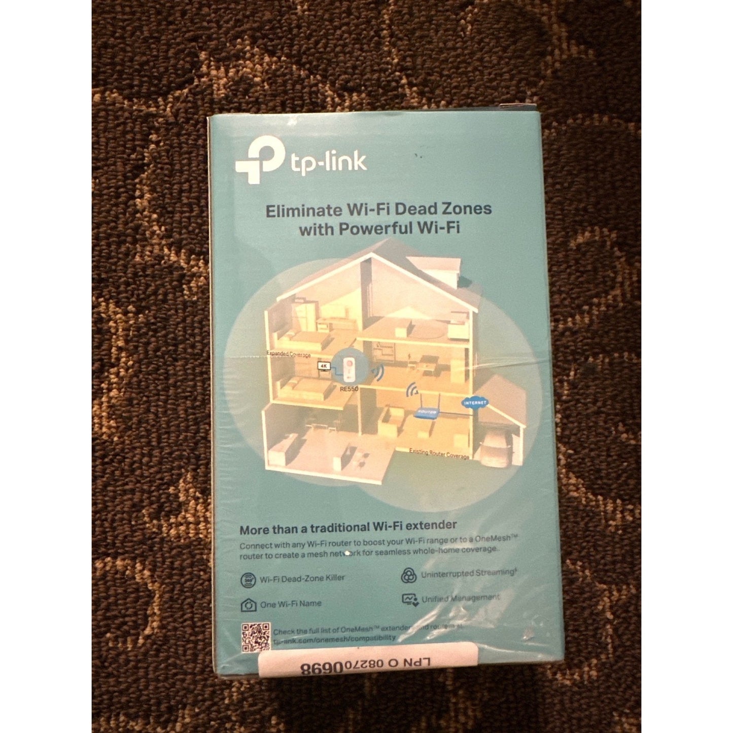Tp-Link Ac1900 Re550 Dual-Band Wifi Range Extender Signal Booster
