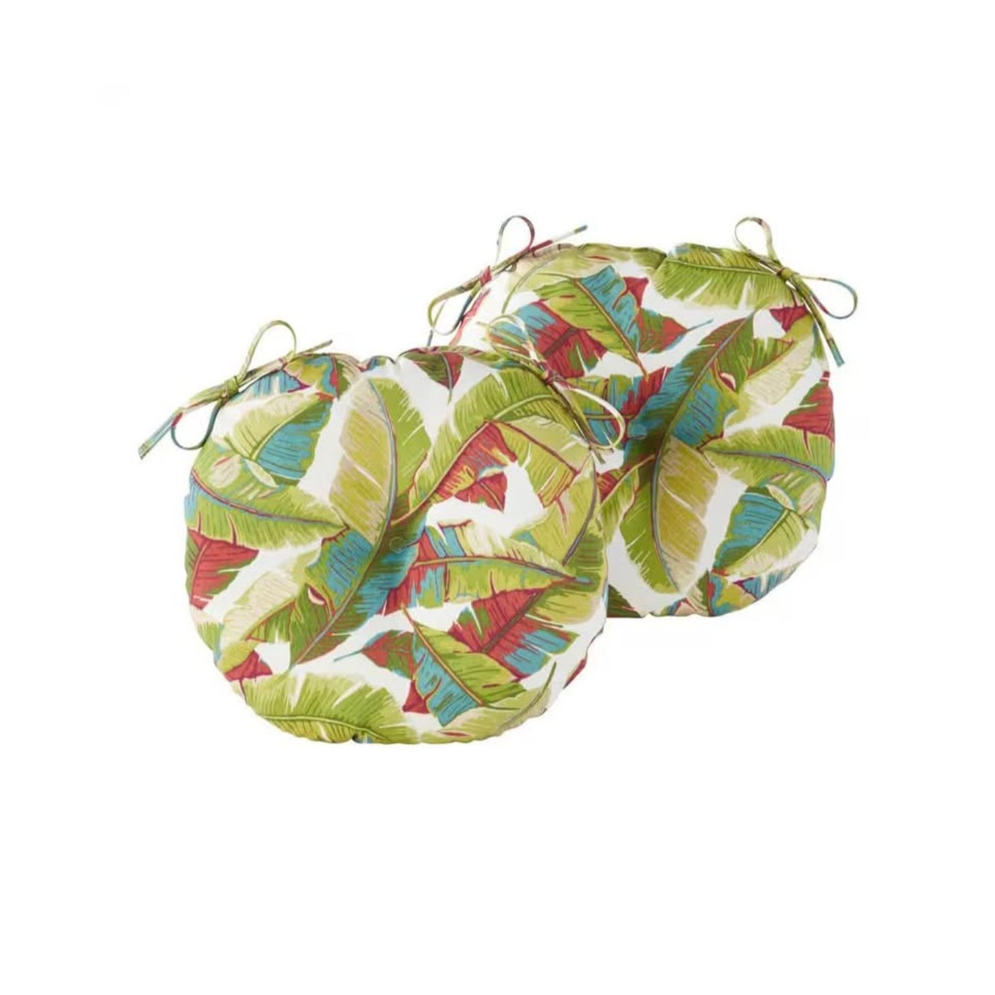 Greendale Home Fashions
Palm Leaves Multicolored 15 in. Round Outdoor Seat Cushion set of 4