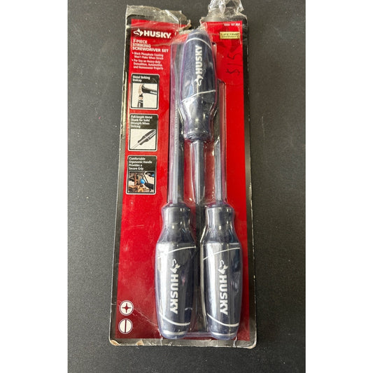 Husky 3-Piece Striking Screwdriver Set Ergonomic Dual Handle