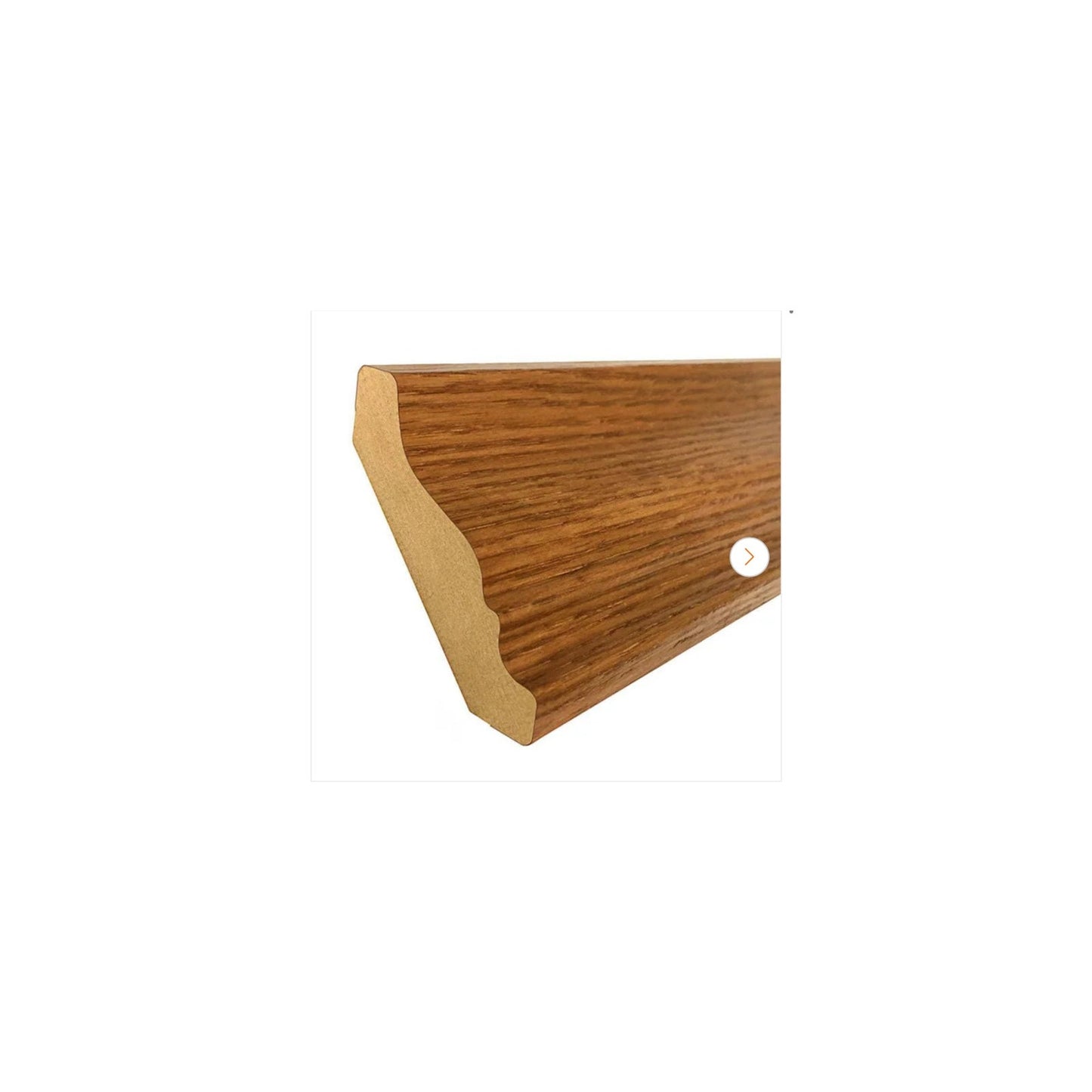 Hampton Bay Medium Oak Crown Molding 91.5 in Kitchen Cabinet Trim New