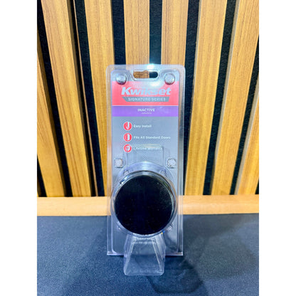 Kwikset Pismo Dummy Door Knob Matte Black New