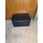 CleverMade Stackable Collapsible Storage Bin with Lid, 16 Gal Black