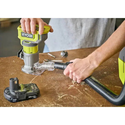 RYOBI 18V Compact Fixed Base Router Used Excellent