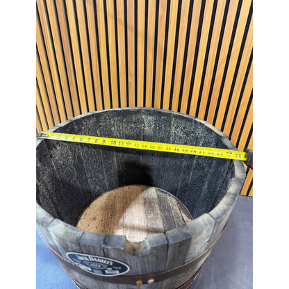 Genuine White Oak Whiskey Barrel Planter 26” Dia x 17.5” H (B100) – Rustic – BRAND NEW