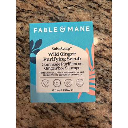 Fable & Mane wild ginger purifying scrub