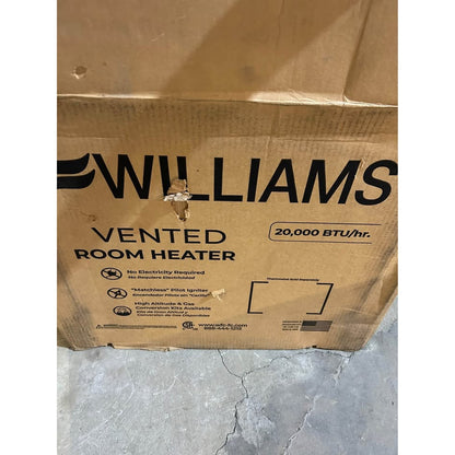 Williams 20,000 BTU Enclosed Front Natural Gas Room Heater