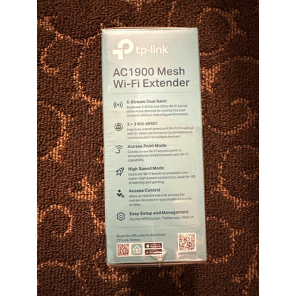 Tp-Link Ac1900 Re550 Dual-Band Wifi Range Extender Signal Booster