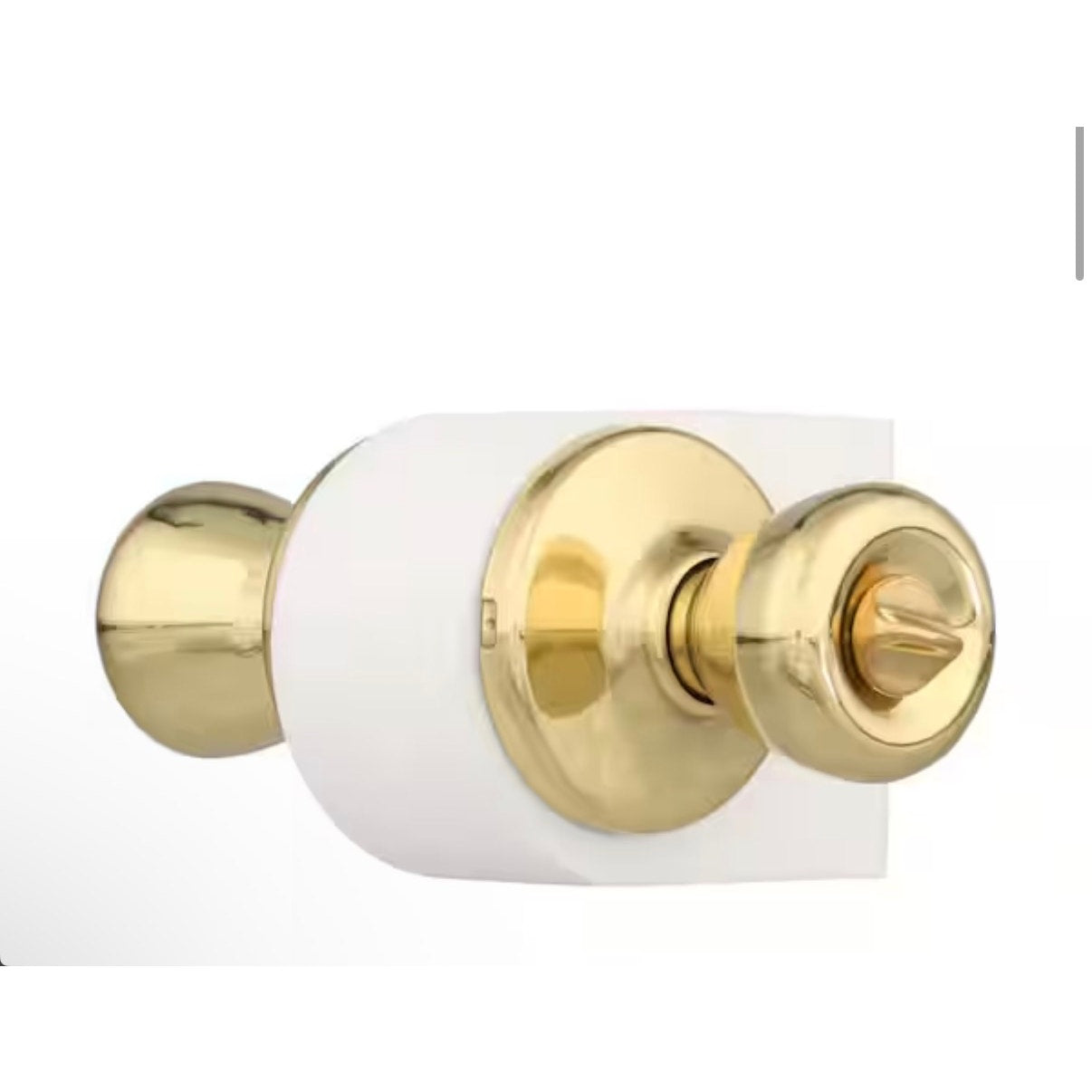 Kwikset Tylo Privacy Door Knob Polished Brass Open Box