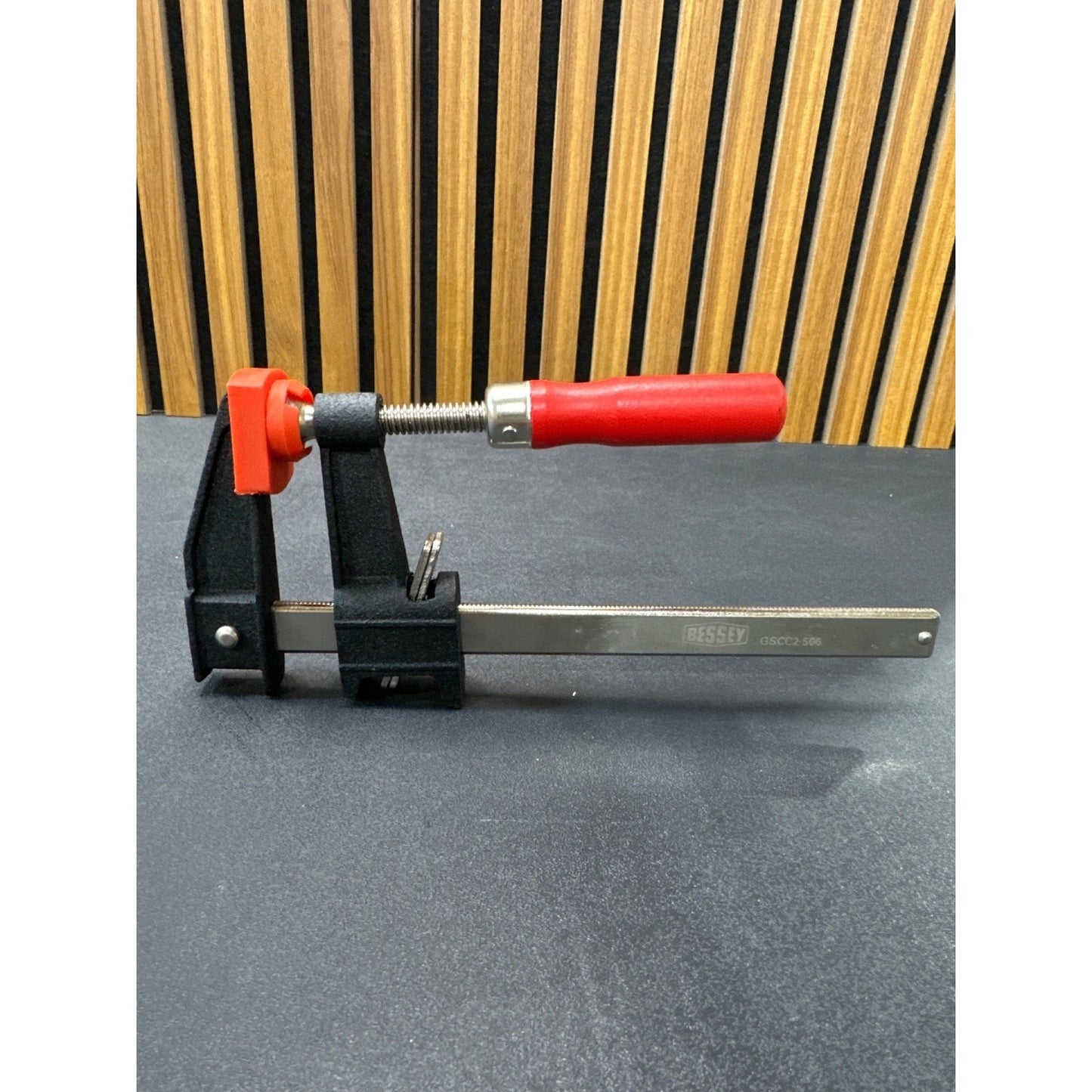 Bessey 6-Inch Capacity Clutch Style Bar Clamp With Wood Handle