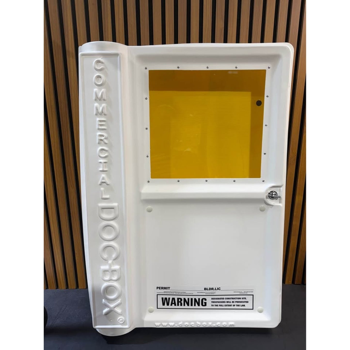DOC-BOX 25 in. x 36 in. x 6.5 in. Outdoor/Indoor Commercial Posting Permit Box Unit