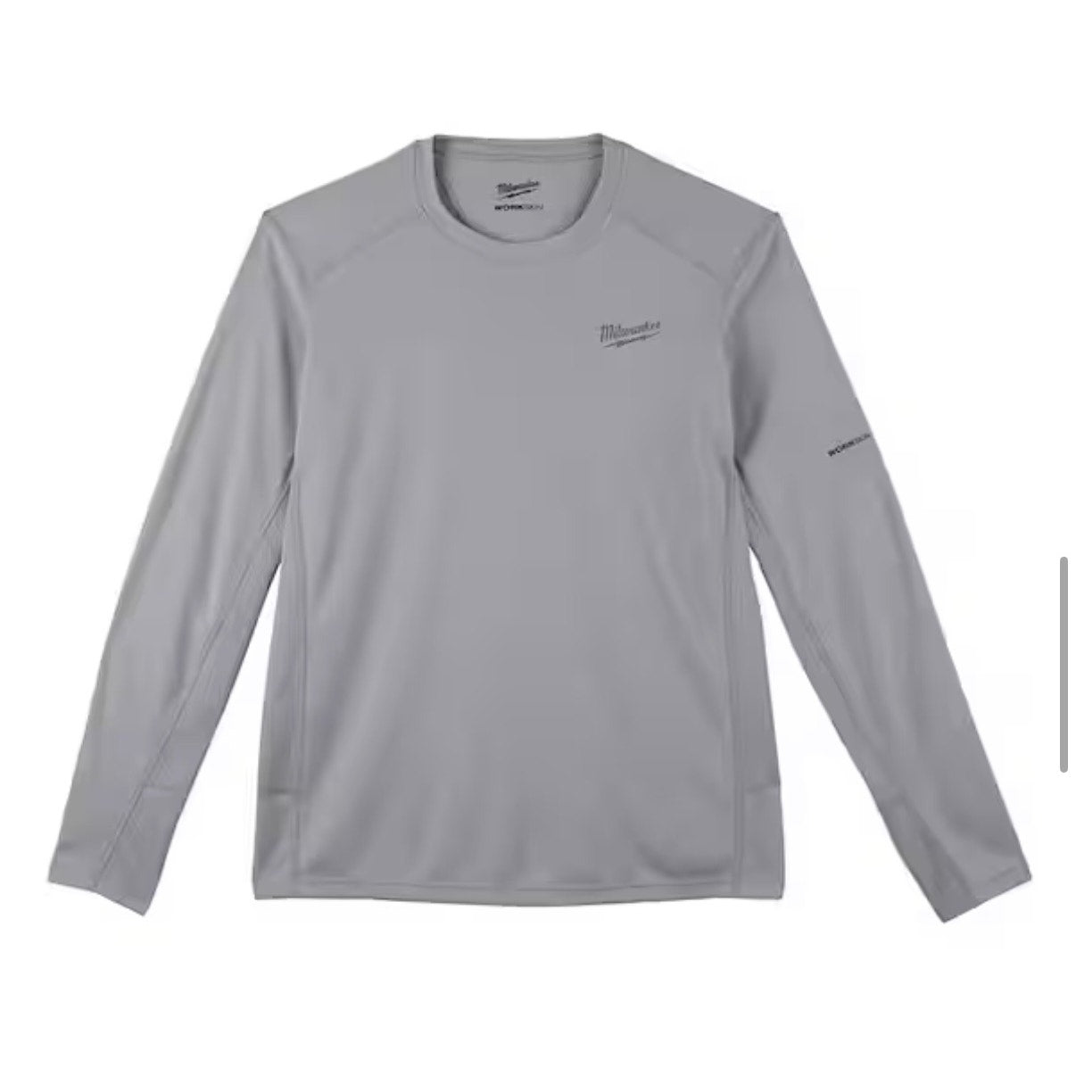 Milwaukee Men’s Large Gray WorkSkin Long Sleeve Performance Shirt New 415G-L Lightweight Workwear