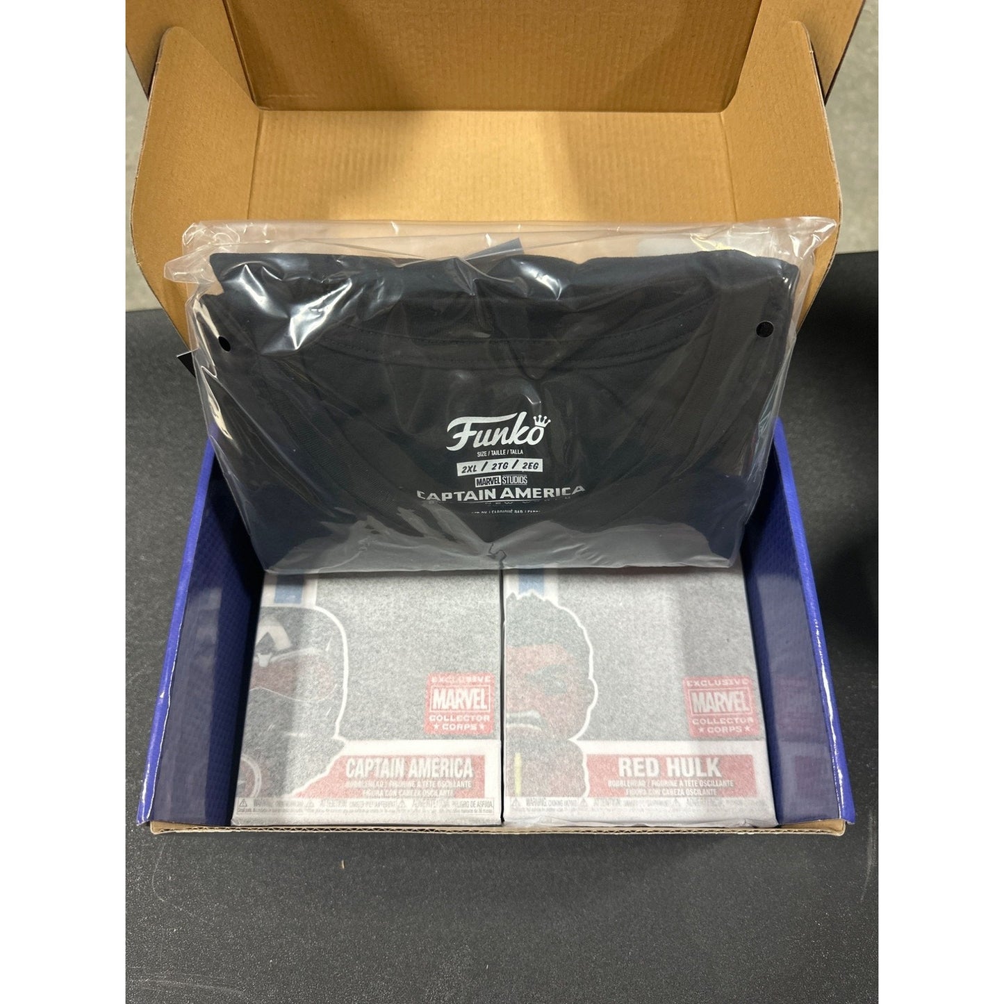 Marvel Collector Corps Captain America Brave New World Mystery Box By Funko