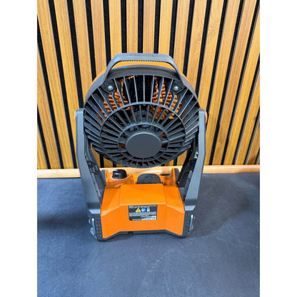 RIDGID 18V Cordless Hybrid Jobsite Fan Tool Only Used Like New