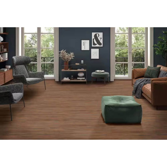 Seasoned Cherry 12 MIL x 6 in. x 48 in. Glue Down Waterproof Luxury Vinyl Plank Flooring