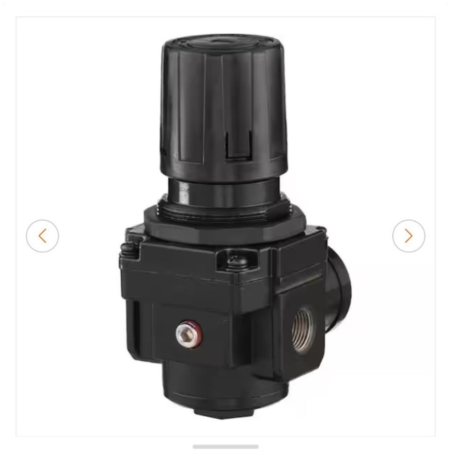 Husky 3/8 In. Air Regulator Push-To-Lock Adjustment High PSI