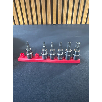 Husky 6-Piece Tamper-Proof Torx Bit Socket Set 3/8In Drive