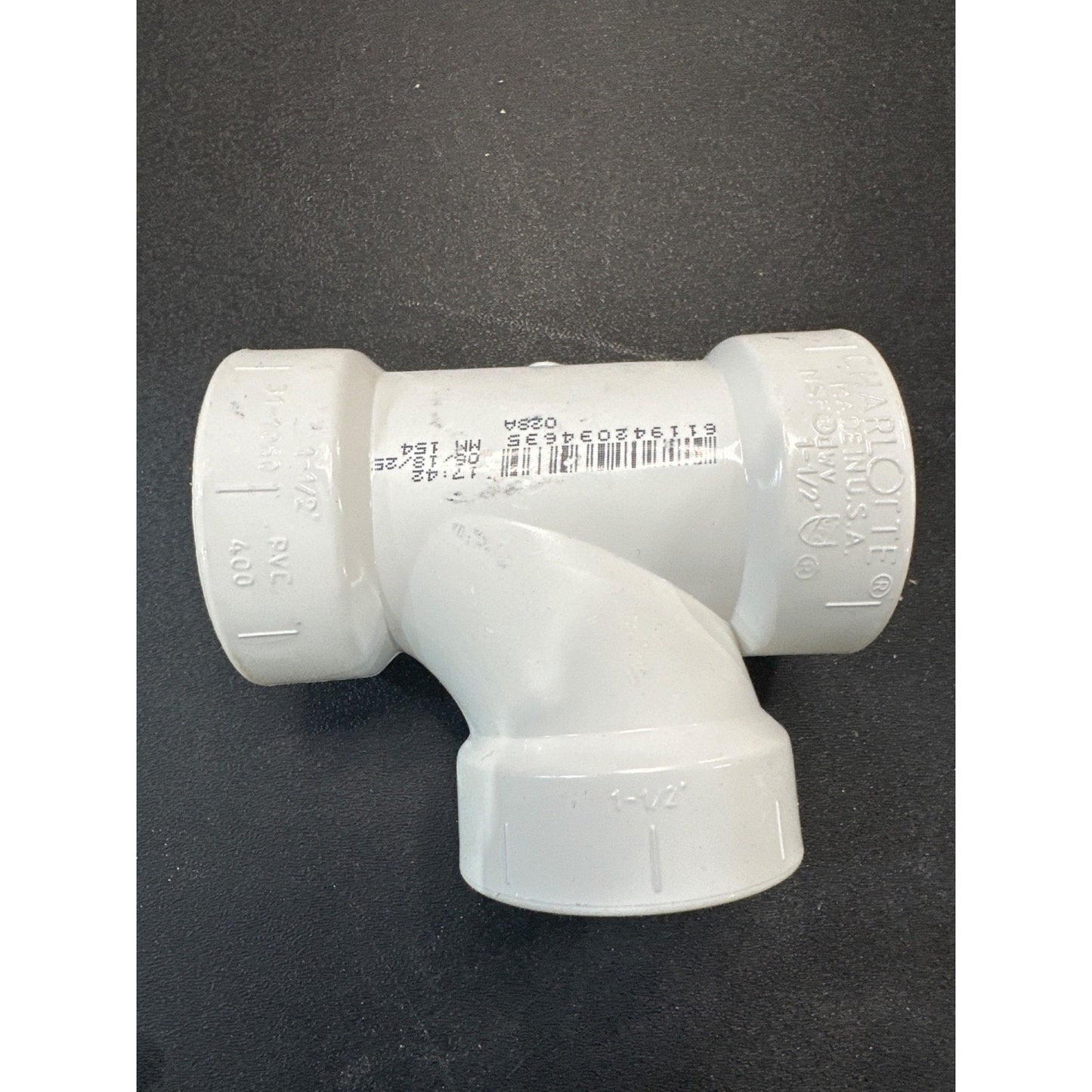 20 pack of 1-1/2 Inch PVC DWV Sanitary Tee By Charlotte Pipe