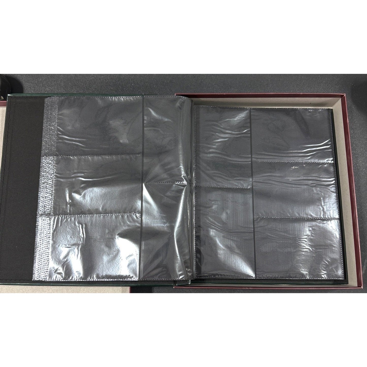 Vintage Leather 4x6 Photo Album 600 Pockets Family Wedding Dark Green