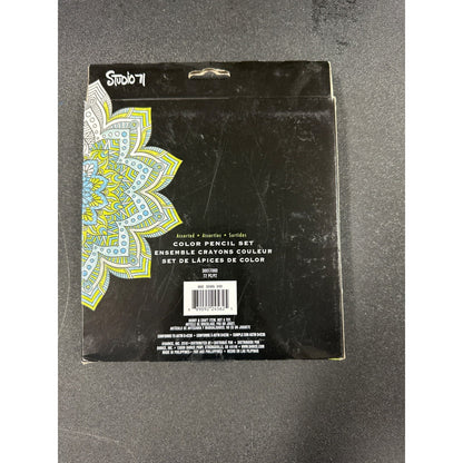 Studio 71 Assorted Color Pencil Set 72 Pcs Sharpened Medium Lead