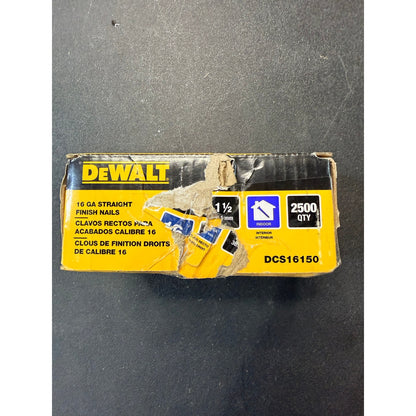 DEWALT 1.5 in 16 Gauge Straight Nails Open Box