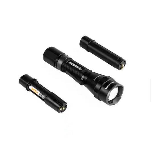 Husky 1800 Lumen Rechargeable Tactical Flashlight New