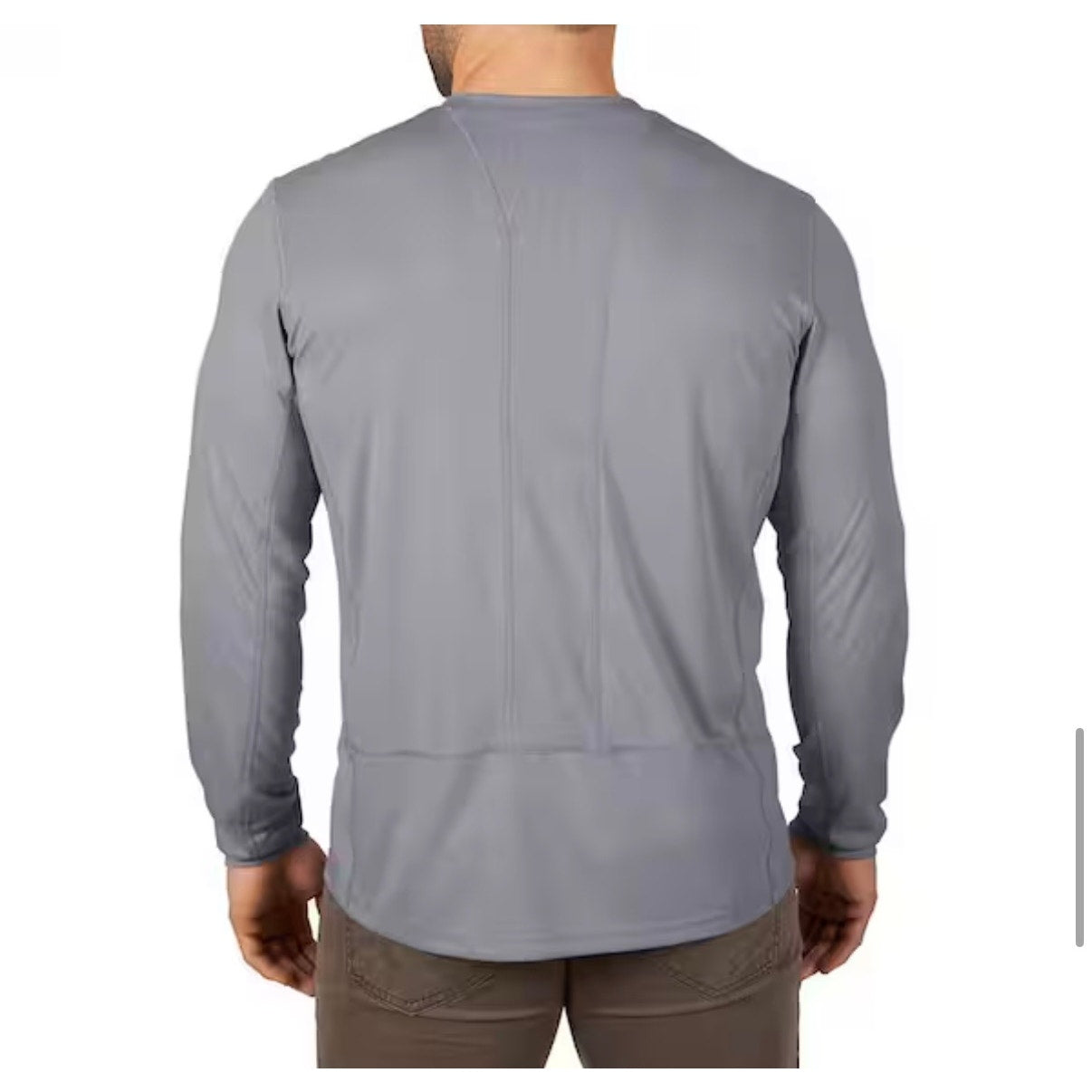 Milwaukee Men’s Large Gray WorkSkin Long Sleeve Performance Shirt New 415G-L Lightweight Workwear