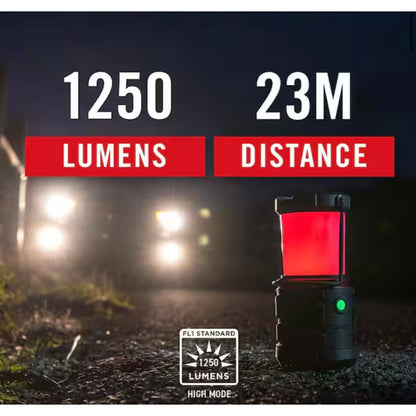 Coast EAL26 1250 Lumen Dual Power Camping Lantern Flashlight 30830 New Emergency Light
