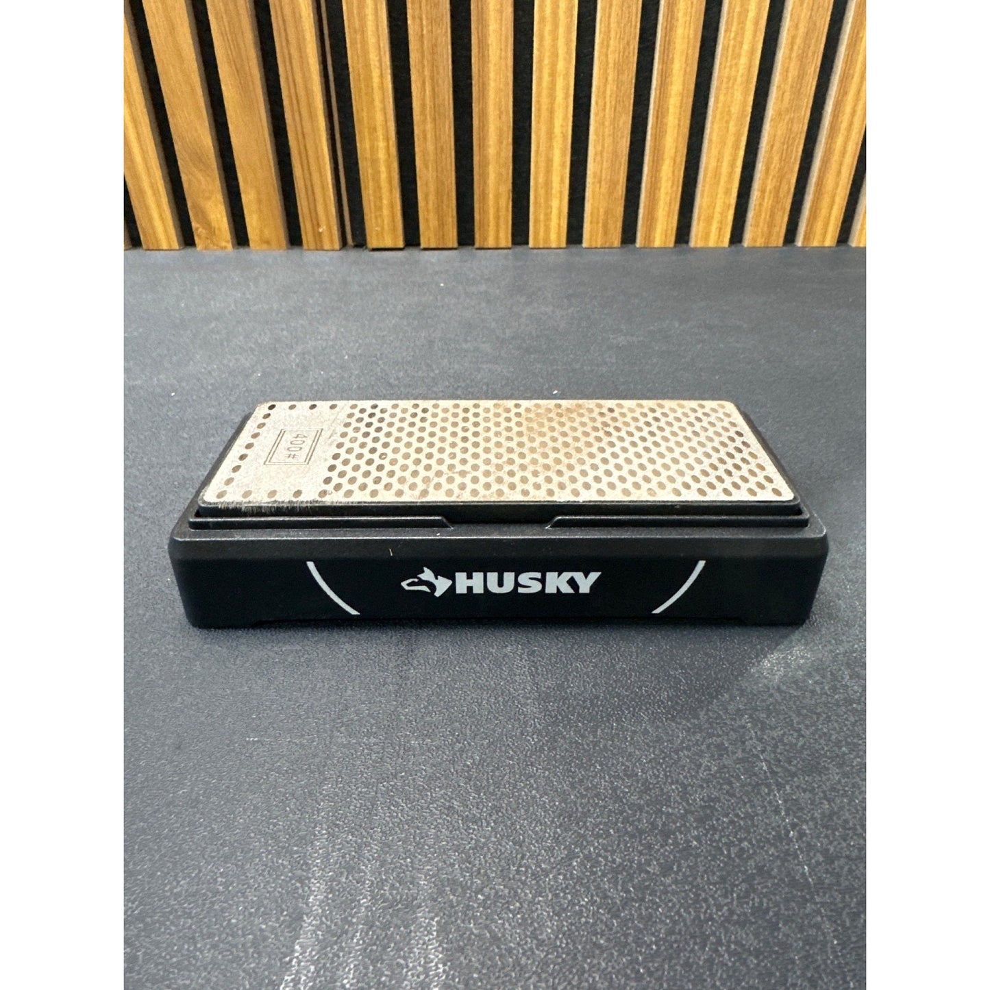 Husky 400-Grit Diamond Block Knife & Tool Sharpener