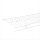 Everbilt 6 ft x 12 in Fixed Rod Wire Shelf New Closet Shelf
