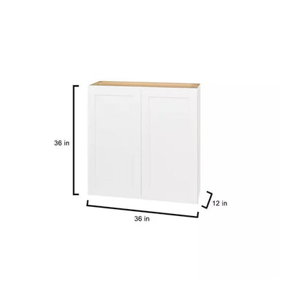 Hampton Bay Avondale 36 in. W x 12 in. D x 36 in. H Ready to Assemble Plywood Shaker Cabinet