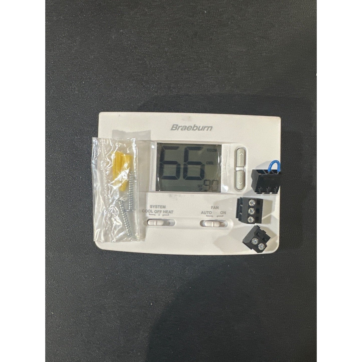 Braeburn 1020NC Non-Programmable Thermostat 1 Heat/1 Cool Conventional Or Heat P