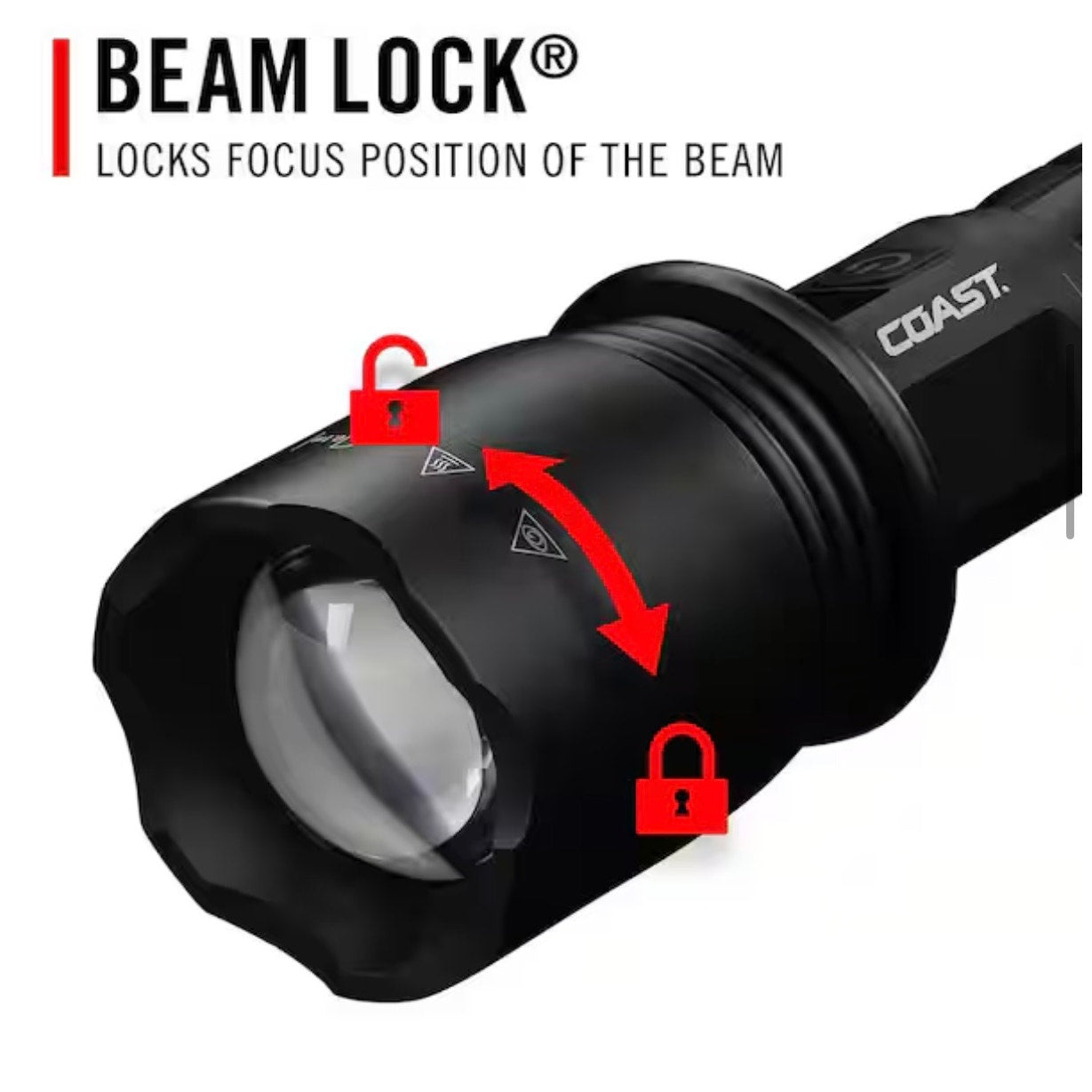 Coast XP46R 8000 Lumen Rechargeable Flashlight New LED Handheld Flashlight USB C Power Bank 31066